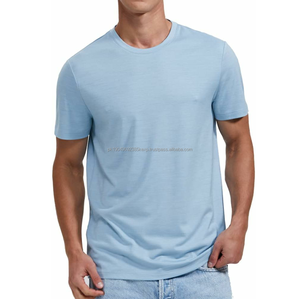 T-shirt à manches courtes pour homme 100% personnalisé, écologique, respirant, à séchage rapide, anti-odeur, couche de base pour les voyages et la randonnée - Product Image 2