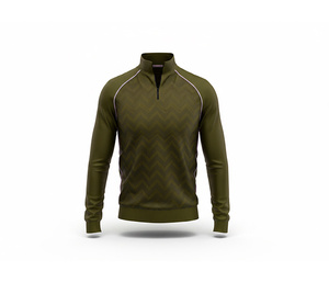 High Quality Custom Water Zip Sports Jacket with Sublimation Printing for <b>Men</b> Women Youth Sportswear Quick Dry Team <b>Pullover</b> - Product Image 5