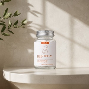 [FROM OREUM] Comprimés de dentifrice solide à la mandarine de Jeju, 60 comprimés, pour une routine de soin quotidienne - Product Image 5