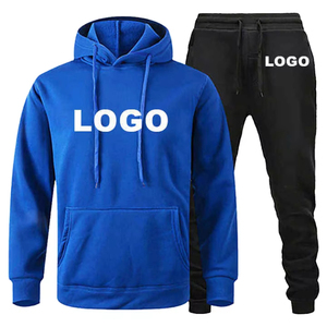 Custom OEM Orange Men Tracksuit Two Piece Set Full <b>Zip</b> <b>Hooded</b> Windbreaker Jacket Casual Piping Sweatpants Streetwear Suits Set - Product Image 1