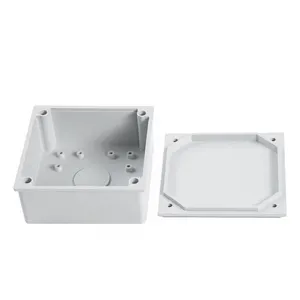 Ledes IP67 Waterproof PVC Plastic Electronics Enclosure Decorative Electrical Meter Project Box Junction Box