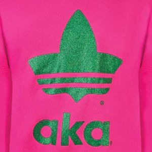 Sudadera AKA Lurex Rib Off Shoulder para Mujer, Rosa y Verde, con Logotipo Gráfico, Estilo Casual, Sudadera con Capucha, Top de Moda Griega para Mujer - Product Image 4