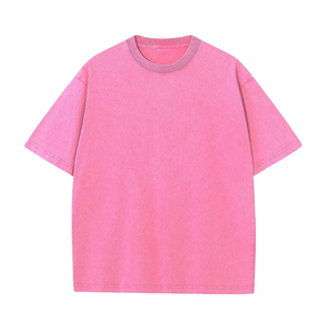 New Style Custom Acid Wash T Shirt Manufacturer Cheap Price Short Sleeve Acid Wash T Shirt - Product Image 2