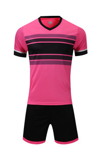 Uniforme de Fútbol Personalizado Unisex, Camiseta con Cuello en V y Rayas, 100% Poliéster, Transpirable, Absorbe la Humedad, para Todas las Temporadas - Product Image 4