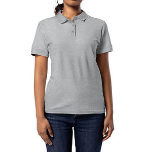 Nouvel Arrivage – Polo Décontracté Personnalisé à Manches Courtes pour Femme en Coton et Spandex, Coupe Classique, Respirant, Fermeture Frontale – Vente en Gros - Product Image 3