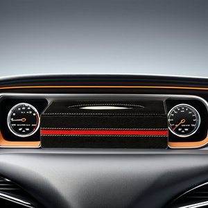 AMATO - Dispensador de Pañuelos Portátil Premium para Coche, Color Negro y Amarillo |   Portapañuelos de Cuero PU para Accesorios Interiores de Automóviles - Product Image 5