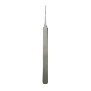 Pinces à cils en acier inoxydable de haute qualité, prise en main solide, durables, pointe droite et courbée - Product Image 2