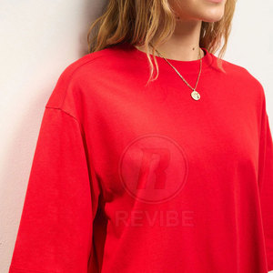 Camiseta Holgada de Verano para Mujer, Diseño Personalizado, Alta Calidad, Transpirable, 100% Algodón, Manga Corta - Product Image 6