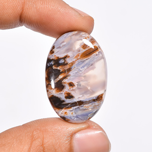 Haute qualité 100% bâton naturel Agate Cabochon prix en vrac à la main cristal Quartz pierre précieuse ovale poire forme bijoux Art décoration - Product Image 2