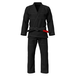 ชุดยิวยิตสูสีพื้นเรียบสำหรับผู้ชาย พร้อมโลโก้สั่งทำ ชุดสำหรับศิลปะการต่อสู้ ชุดยิวยิตสู - Product Image 1