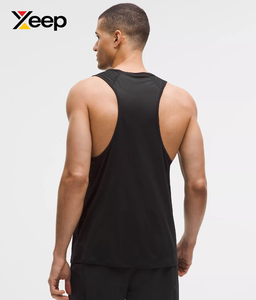 เสื้อกล้ามออกกำลังกายผู้ชาย XEEP รุ่น XC-GTT-39 ระบายอากาศได้ดี แห้งเร็ว พิมพ์ลายแบบ Heat-Transfer ผ้าถัก 100% คอตตอน คอกลม สีพื้น - Product Image 2