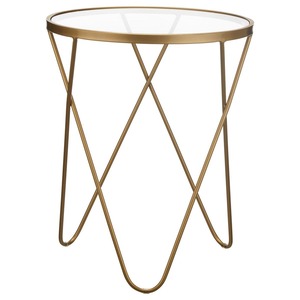 Mesa de Centro Moderna Hecha a Mano de Hierro con Tapa de Vidrio Templado, Muebles Minimalistas para Sala de Estar - Product Image 5