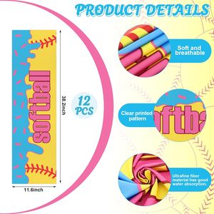 Custom Baseball Team <b>Towels</b> Sublimation Printed Sports Rally <b>Towels</b> Personalized Team Logo Name <b>Towels</b> Bulk Wholesale OEM ODM Cu - Product Image 2
