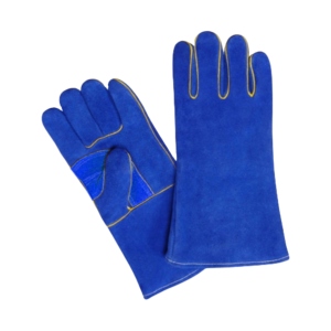 Gants de sécurité en cuir de vachette pleine fleur antidérapants, durables et résistants à la chaleur, avec manchette de protection pour le soudage industriel, le hockey, le barbecue, le travail et les loisirs - Product Image 6