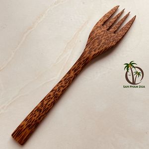 Ensemble de couverts écologiques en bois de coco avec paille et pochette, vente en gros depuis l'usine du Vietnam - Product Image 6