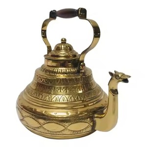 Handmade Metal <b>Tea</b> Coffee <b>Pot</b> Kettle Hot Water Kettle for Kitchen Use - Product Image 1