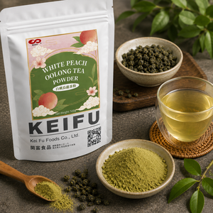 KEI FU Té Oolong de Melocotón Blanco en Polvo 100g para té de burbujas o repostería - Product Image 5