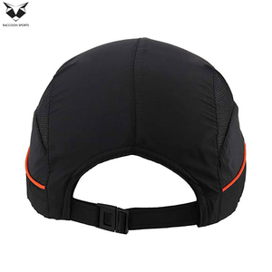 Casquette de baseball structurée pré-courbée noire, respirante, de bonne qualité, nouvelle arrivée, écologique, faible MOQ, meilleur fournisseur, été - Product Image 4