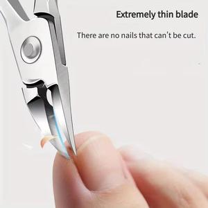 Coupe-ongles Morje en acier inoxydable chirurgical, lame courbée, ouverture de mâchoire de 12,5 mm, pointe acérée pour la coupe des cuticules des doigts - Product Image 5