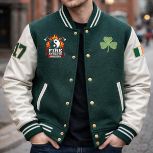 Chaquetas Varsity Holgadas a la Moda para Hombre 2025, Diseño Personalizado, Chaqueta Varsity de Calidad Profesional para Venta en Línea - Product Image 1