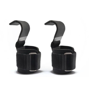 Ganchos para Levantamiento de Pesas para Gimnasio / Ganchos de Agarre para Entrenamiento de Fuerza con Barra y Correas - Product Image 4