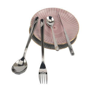 Elegante Juego de Cubiertos de Acero Inoxidable |   Cuchara, Tenedor y Cuchillo con Acabado Espejo para una Experiencia Gastronómica Premium - Product Image 6