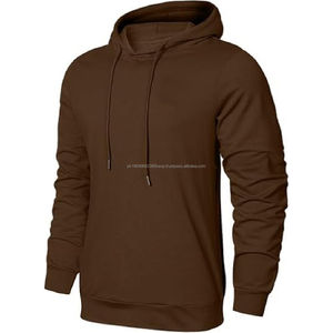 Nuevo Chándal Deportivo de Felpa Lisa y Elegante para Hombre, Estilo Urbano, Lavado Ácido, Color Personalizado al por Mayor, Ropa Deportiva para Entrenamiento, 100% Algodón, 2025 - Product Image 4