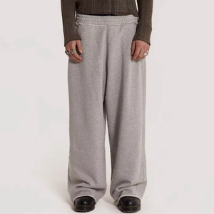 Pantalon large décontracté noir pour homme, léger, de haute qualité, avec taille à lacets, en toile respirante, séchage rapide, écologique, avec poches latérales - Product Image 5