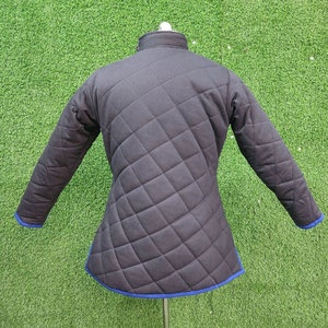 Black Medieval Gambeson Quilted Padded Coat Thick Canvas Cotton Coat For HEMA LARP <b>Jacket</b> Reenactment Clothing 2026 - Product Image 3