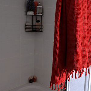 Serviettes de cuisine en coton tissé 100 % de haute qualité, ultra douces, réutilisables, pour le nettoyage de la vaisselle, écologiques, couleur unie - Product Image 2