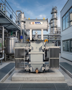 Transformador trifásico de distribución de energía bajo carga, ONAN, refrigerado por aceite, 22kV/0.433kV, reductor de voltaje para uso industrial. - Product Image 2