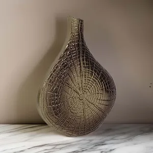 Jarrón de Hierro Hecho a Mano de Diseño Costero, Ecológico y de Primera Calidad para Decoración de Interiores y Centros de Mesa para Bodas, Tendencia 2026 - Product Image 1