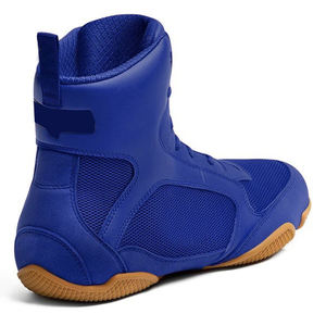 Zapatos de Boxeo Ligeros de Cuero Antideslizantes de Alta Calidad, Calzado Deportivo Transpirable para Interiores, Forro de Algodón de Alto Rendimiento para Hombre - Product Image 2
