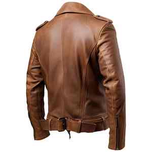 2026 Best Moto Crossover Canvas Leather <b>Jacket</b> <b>Men</b> Biker Style Genuine <b>Sheepskin</b> Zipper Closure Waterproof Breathable Winter - Product Image 3