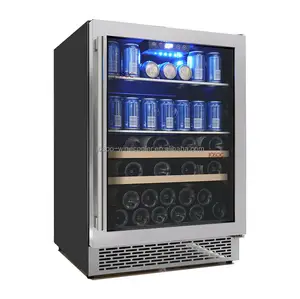 Rượu vang Dispenser làm mát máy làm lạnh nhỏ gọn nhỏ dưới truy cập tủ lạnh Glass Showcase Mini Cooler Wine Cellar