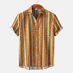 Ensembles de chemises hawaïennes à séchage rapide, motifs floraux, vêtements de plage tropicaux, chemises hawaïennes pour hommes, été - Product Image 6