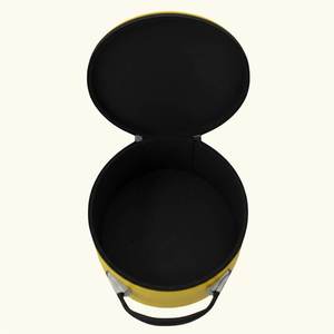 Genuine Leather Masonic Fez Case with Handle Durable Regalia Bag Professional Freemasonry Travel Box MFC-0016 - Product Image 5