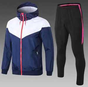 Chaqueta deportiva con cremallera 100% poliéster, de nailon ligero, estilo oversized, para mujer, personalizada, de alta calidad, informal, con bloques de color, cortavientos. - Product Image 6