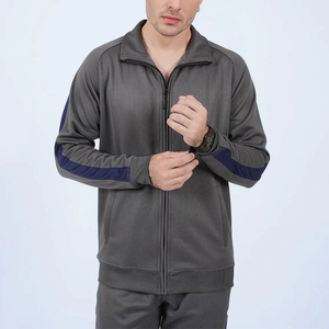 Conjunto Deportivo con Capucha para Hombre, Diseño Color Block, Manga Larga, Cordón Ajustable, Corte Regular, Transpirable, Informal, para Otoño - Product Image 1