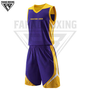 Uniformes de Baloncesto Transpirables de Buena Calidad Hechos en Pakistán, Camiseta y Pantalones Cortos de Talla Grande, Último Diseño, Conjuntos con Impresión por Sublimación - Product Image 2