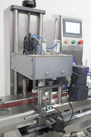Ligne de flacons pulvérisateurs en verre à bouchon automatique pour l'eau pure, le shampoing, les essences, les boissons, la production cosmétique en petites séries, haute productivité