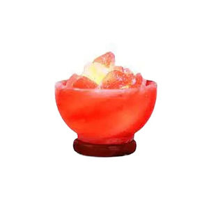 Lámpara de Sal Rosa del Himalaya Orgánica de Primera Calidad, Tallada a Mano, con Efecto de Cuenco de Fuego, Luces Naturales para Decoración del Hogar - Product Image 4