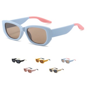 Lmamba Trendy Small <b>Square</b> Frame <b>Sunglasses</b> Fashion Color Matching UV400 <b>Sunglasses</b> Custom Logo Sunshade Glasses - Product Image 1