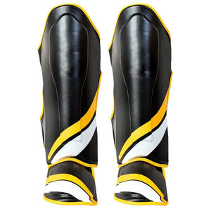 Protège-tibias de boxe personnalisés haute performance pour adultes, directement de l'usine, pour l'entraînement MMA, Kickboxing, Muay Thai, Compression des jambes - Product Image 1