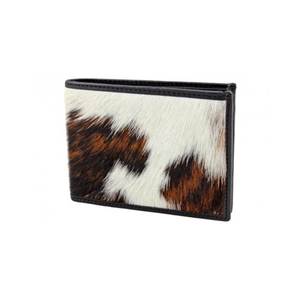 Portefeuille en cuir de vachette premium fait main pour homme, portefeuille fin à rabat en cuir à poils, portefeuille durable en cuir véritable - Product Image 6