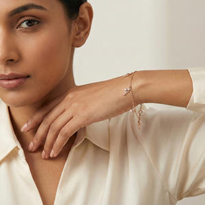 Bracelet jonc en diamant naturel de 0,08 carat, certifié IGI, couleur H-I, taille brillant rond, clarté VS-SI, bijoux de luxe extraits de la terre - Product Image 1