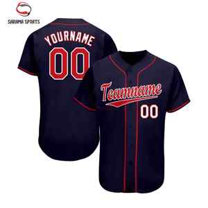 Camiseta de Béisbol Personalizada con Nombre y Número, Impresión Personalizada, Camisetas de Béisbol al por Mayor, Proveedor de Camisetas Deportivas para Equipos - Product Image 1