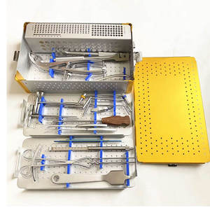 Advanced Clinical Orthopedic Instrument <b>Set</b> Blue Silicone Handle Bone Surgery <b>Screwdrivers</b> and Sterilization Box - Product Image 1