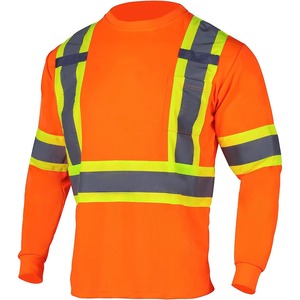 Reflective Safety <b>Construction</b> Clothing <b>Work</b> Shirt Customized Printing Labor Insurance Workwear Hi Vis Shirt <b>Work</b> Tees - Product Image 2