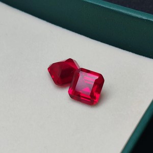 Square Emerald Cut Pigeon Blood Ruby Natural Red Gemstone Loose Ruby Stone For Fine Jewelry - Product Image 5